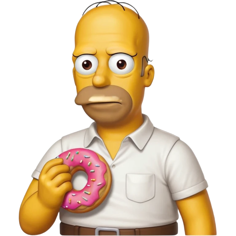 Homer Simpson hungry emoji