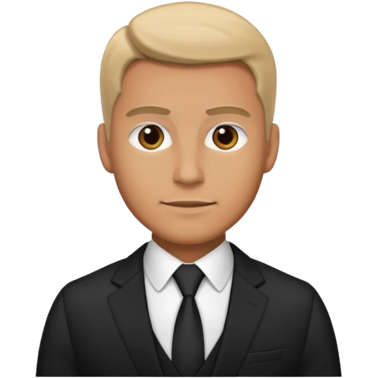 man with suit emoji