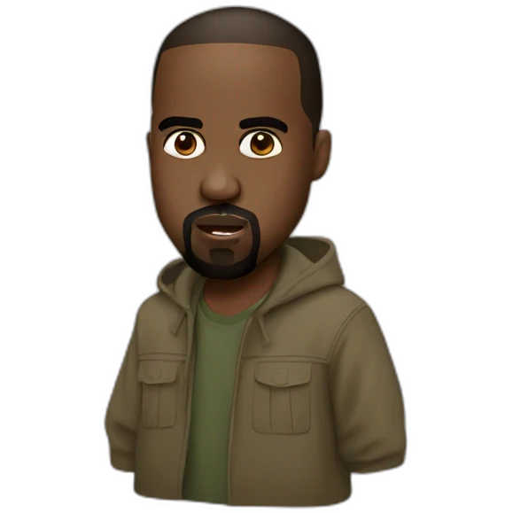 Kanye in south africa emoji