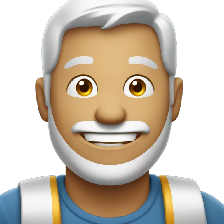 Man with beer emoji