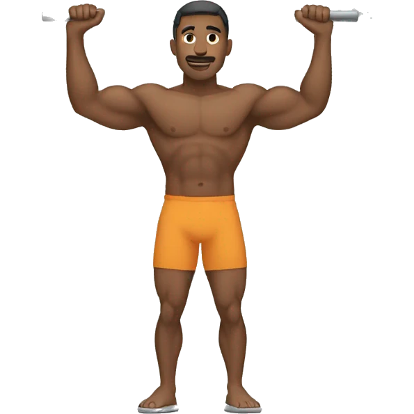 man lifting shoulders emoji