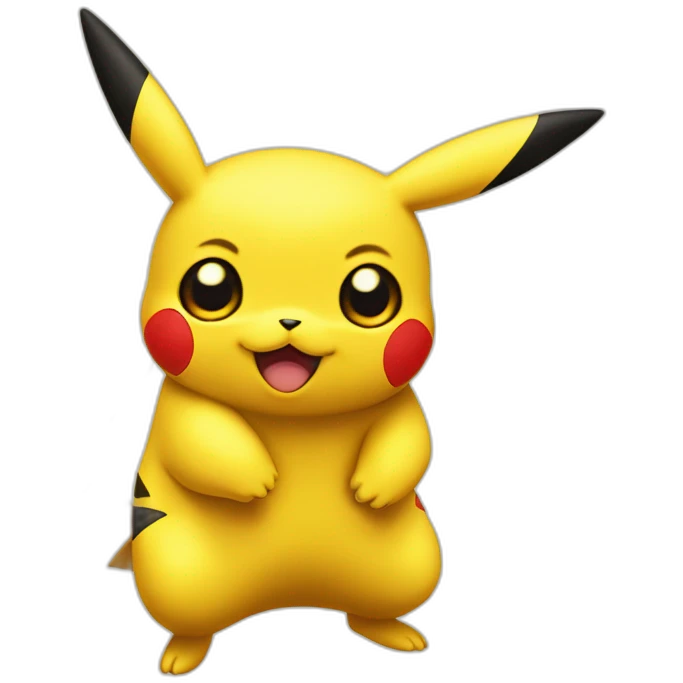 pikachu clin d'oeil emoji