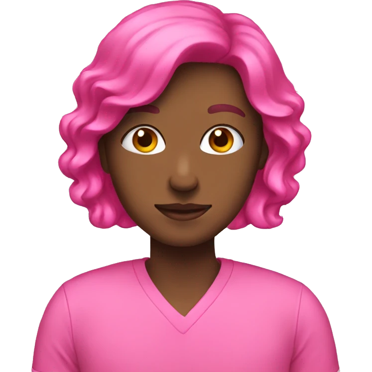 wearing pink  emoji