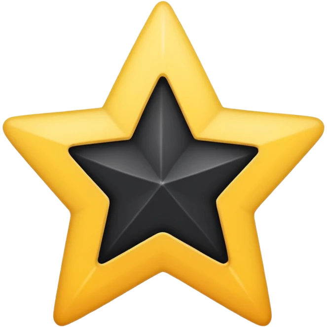 ★☆ - this shows full star and empty star but I want is first half black and second half empty emoji