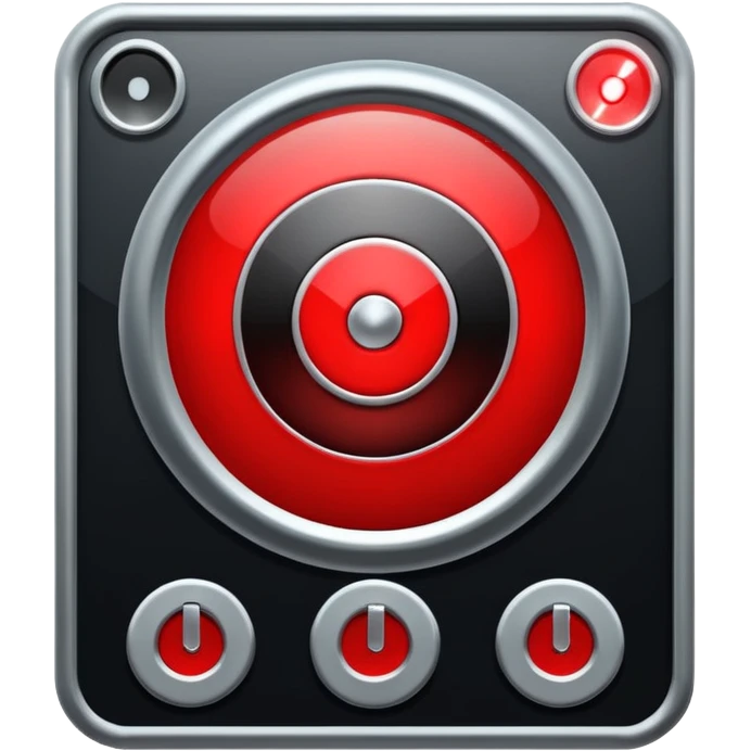 Moving target board with blinking light emoji