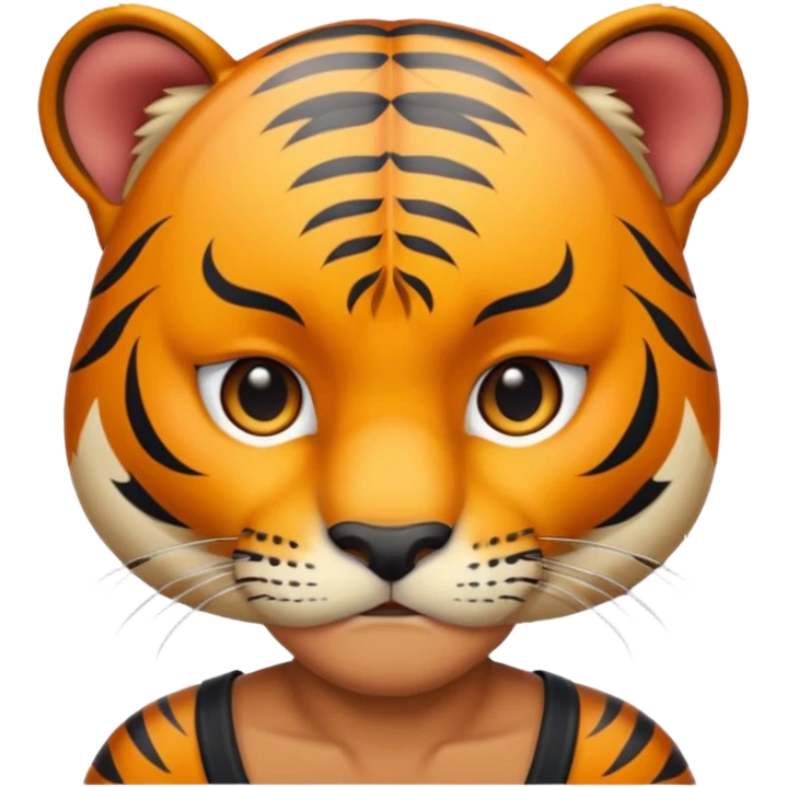 👆🏻🐅🧑 emoji