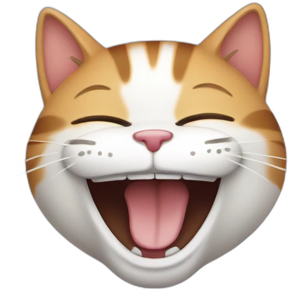 cat laughing emoji