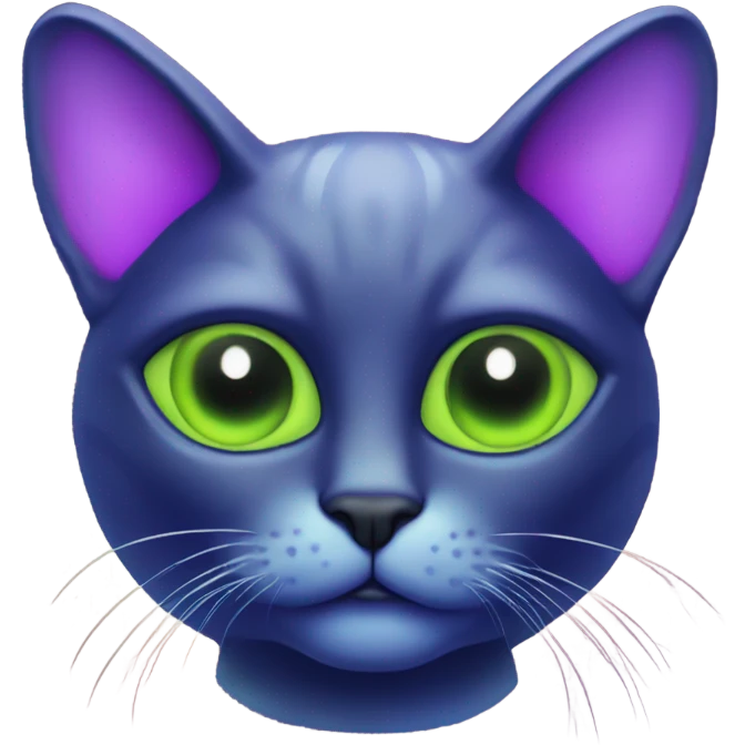 Cat alien psychedelic  emoji