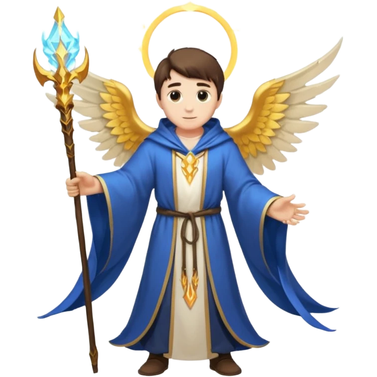 Un mago con le ali emoji