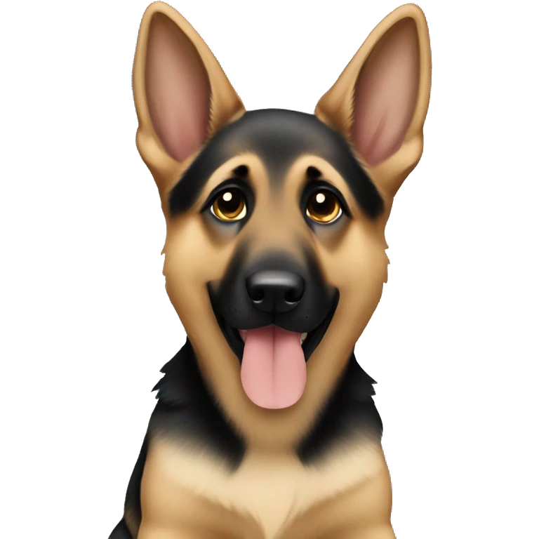 German Shepard puppy emoji