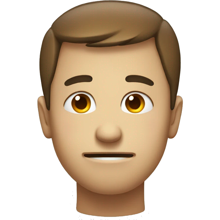 smiling face with sad eyebrows emoji