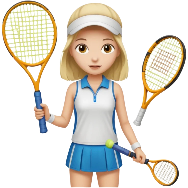 tennis girl outfit emoji