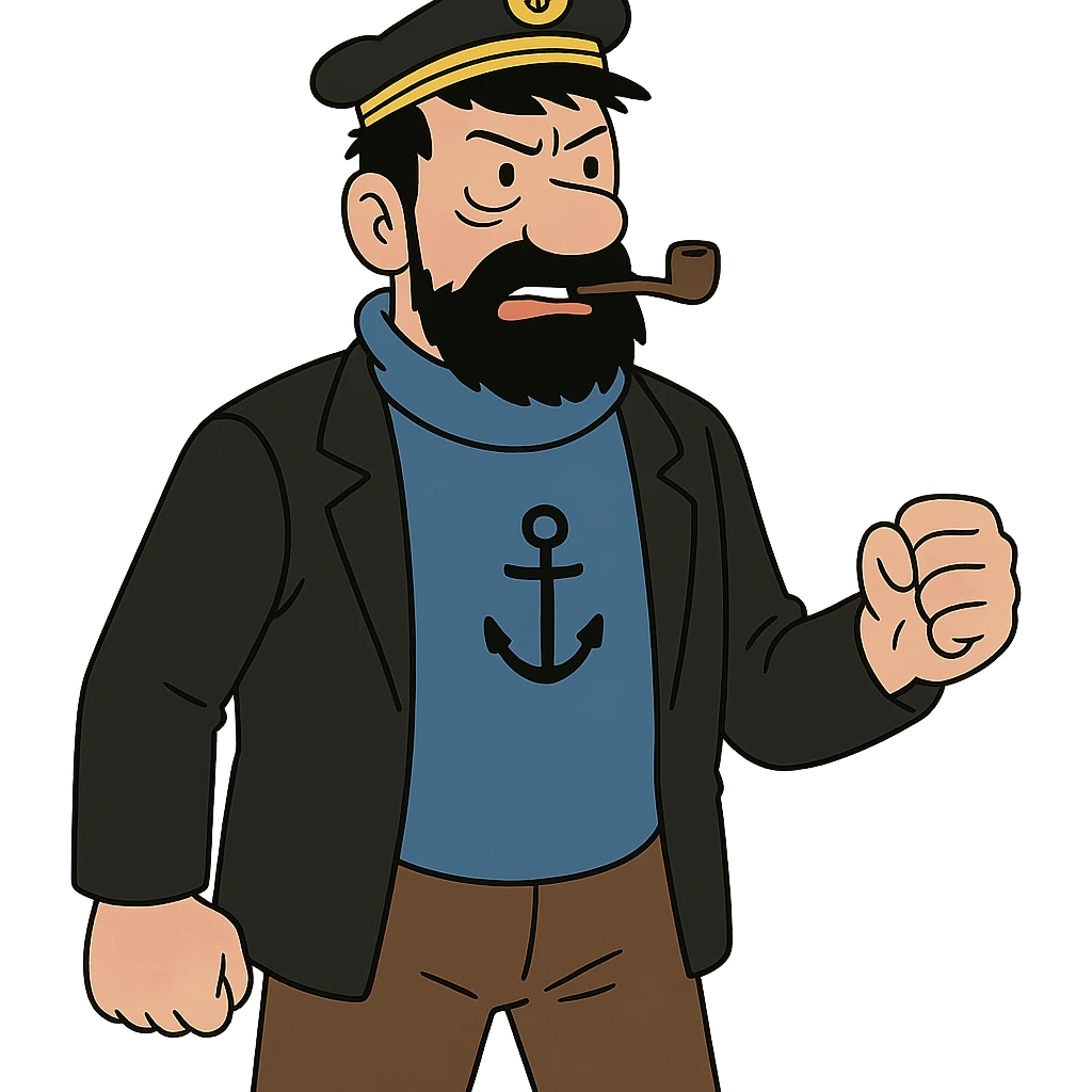 Captain Haddock emoji