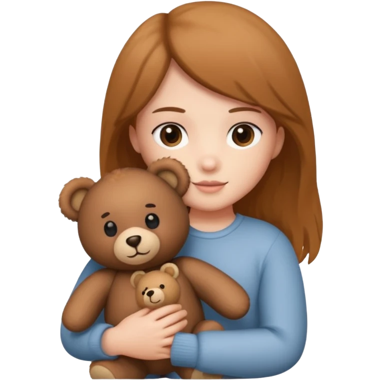 a flower in hand that holds the bear emoji