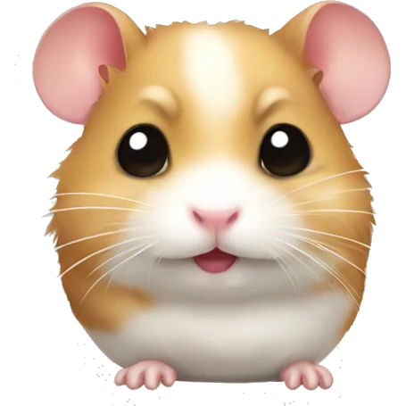 Hamster with bow  emoji