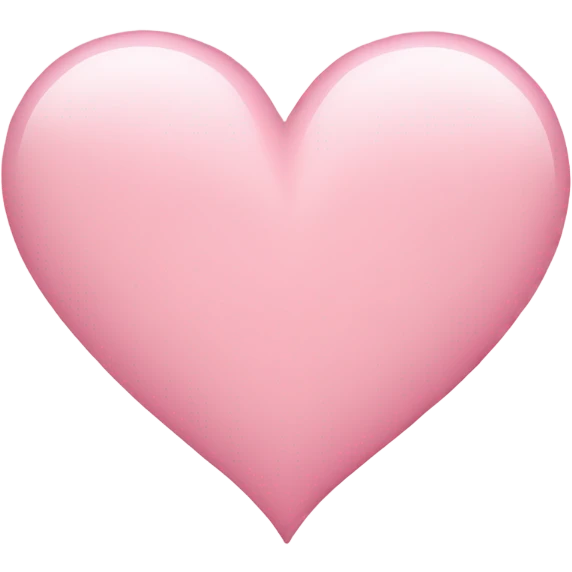light pink heart emoji