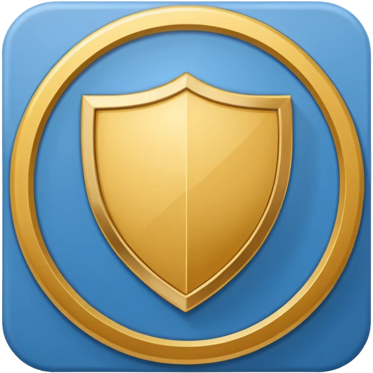 generate a flat image icon for health shield emoji