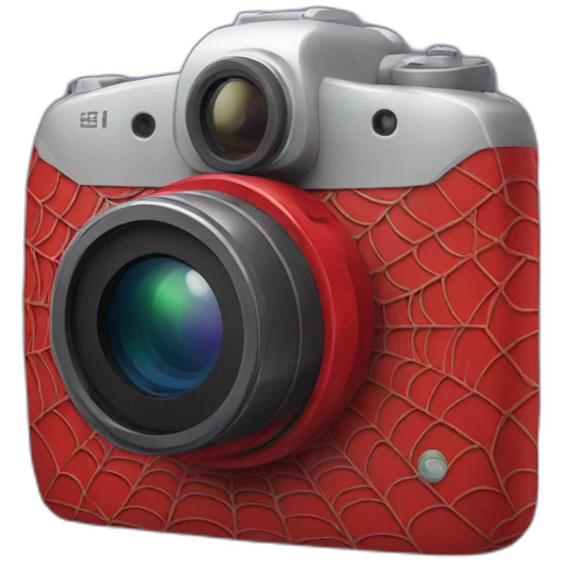 Spiderman camera emoji