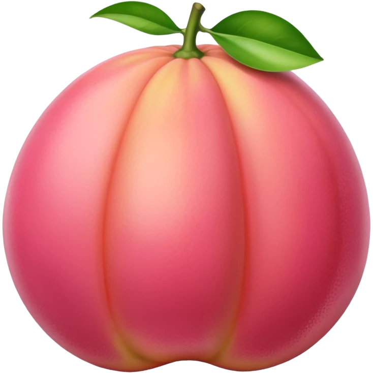 Pink pomelo emoji