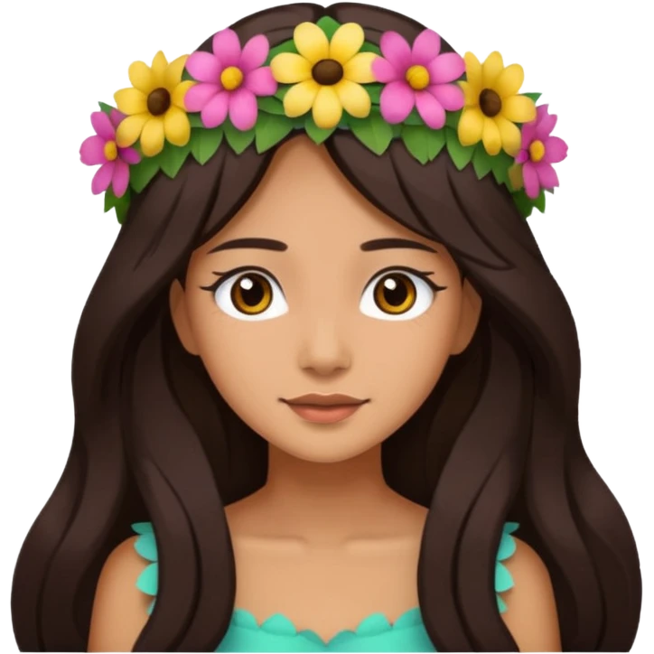 Latina without clothing on emoji