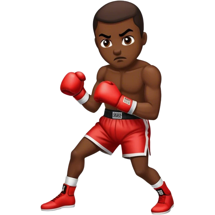 Boxer making a KO emoji
