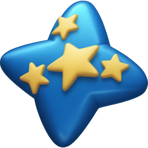 Instagram blue tick inside a blue star✡️ emoji