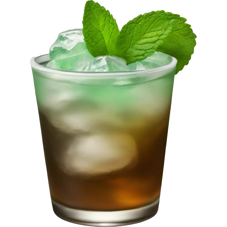 Mint julep cocktail  emoji