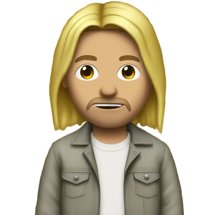 cobain crazy emoji