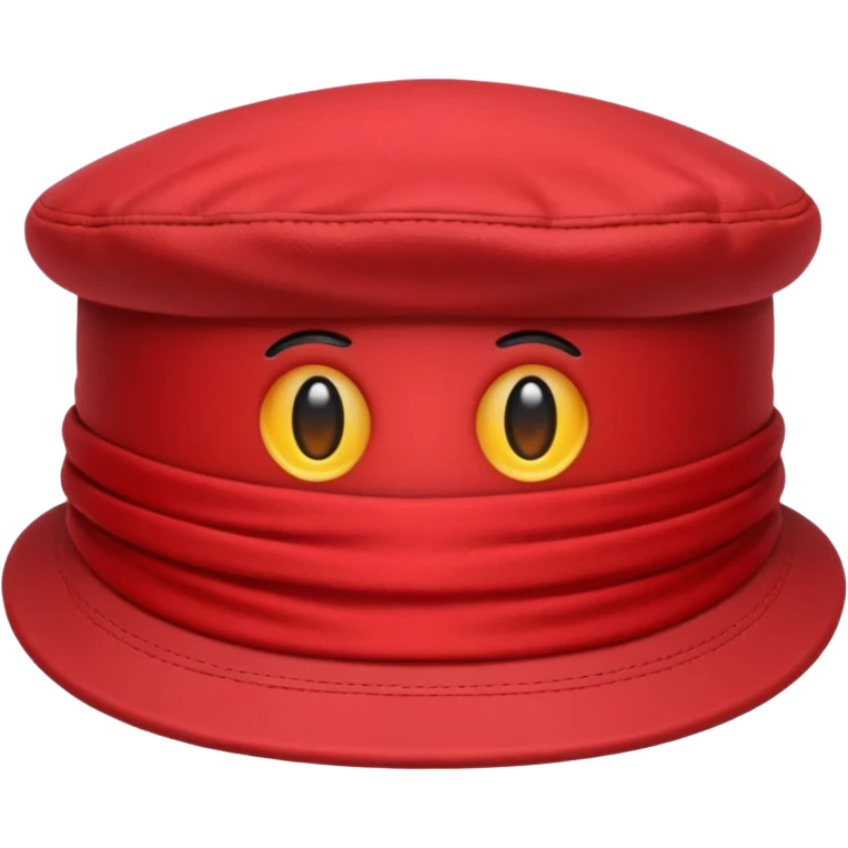 cap cloth red emoji