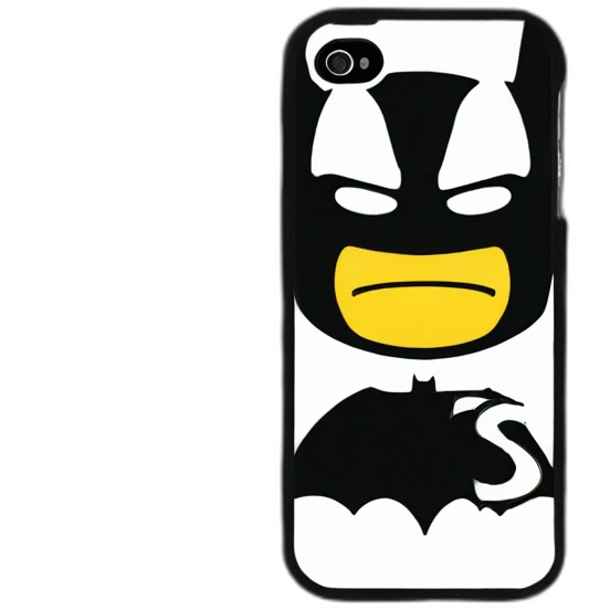 Iphone 4s Batman Cell Phone Case Rubber emoji