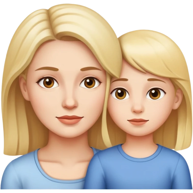Mommy and daughter emoji