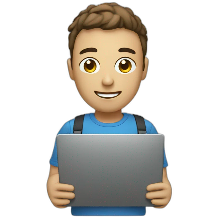 user with laptob emoji