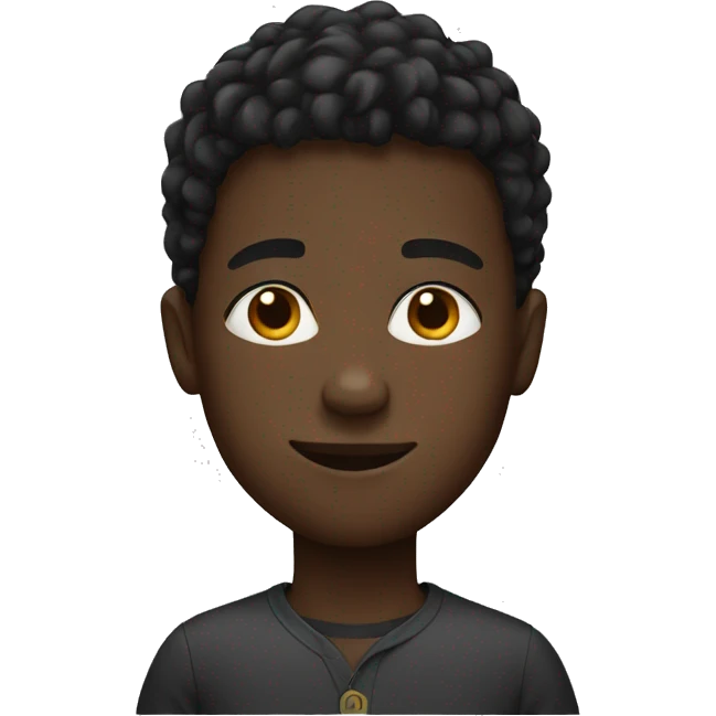 black boy emoji