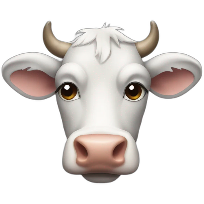 depressed cow emoji