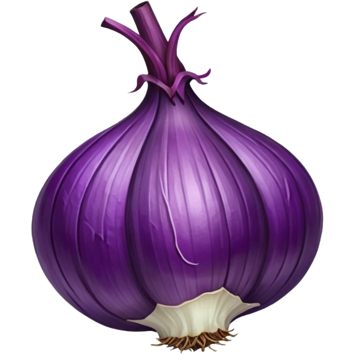 dried purple onion emoji