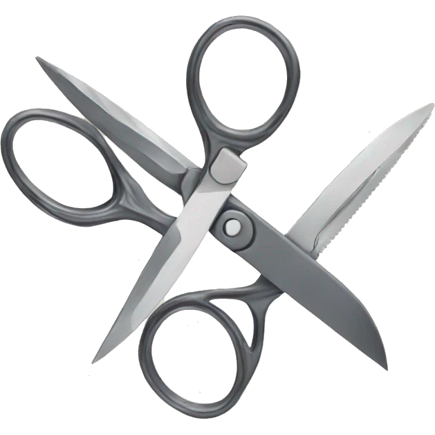scissor facing each other  emoji