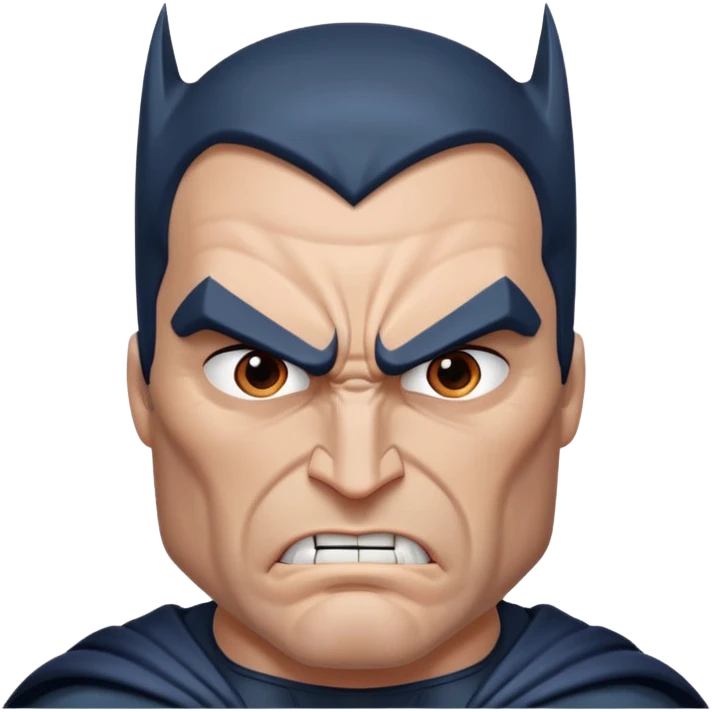 batman angry look emoji
