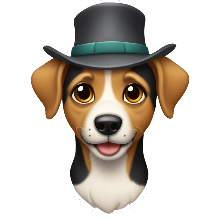 Perro feliz  emoji