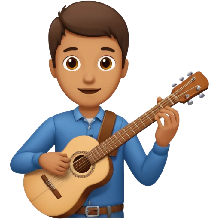 Hombre tocando Guitarra  emoji