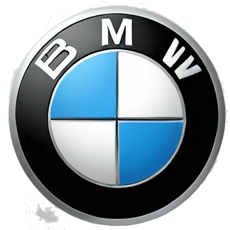 bmw logo black emoji