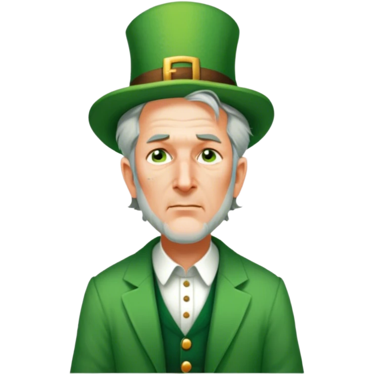 Sad Leprechaun emoji