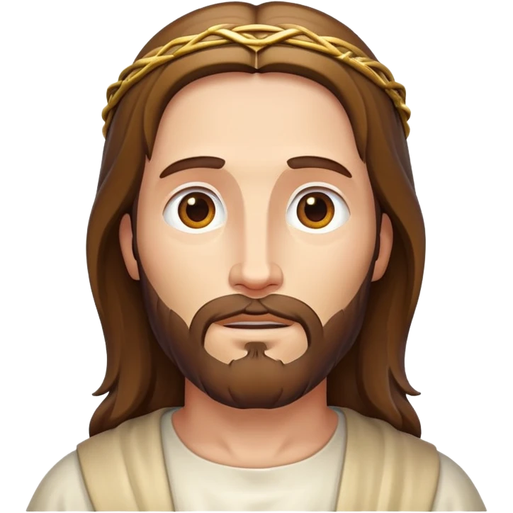 jesus with shine emoji
