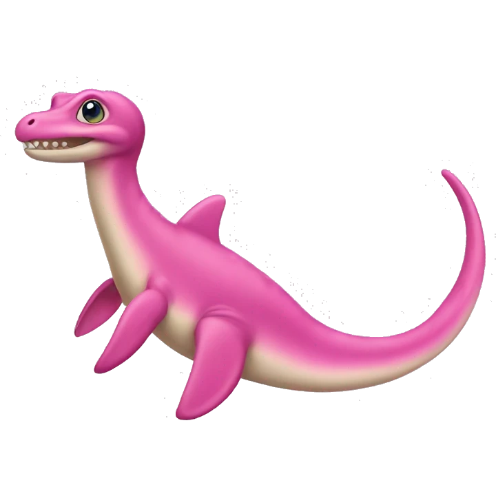 pink plesiosaur emoji