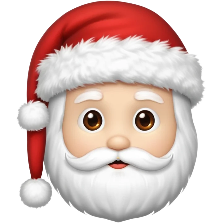 A cute Santa hat  emoji