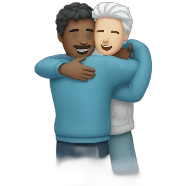 Ice hug emoji
