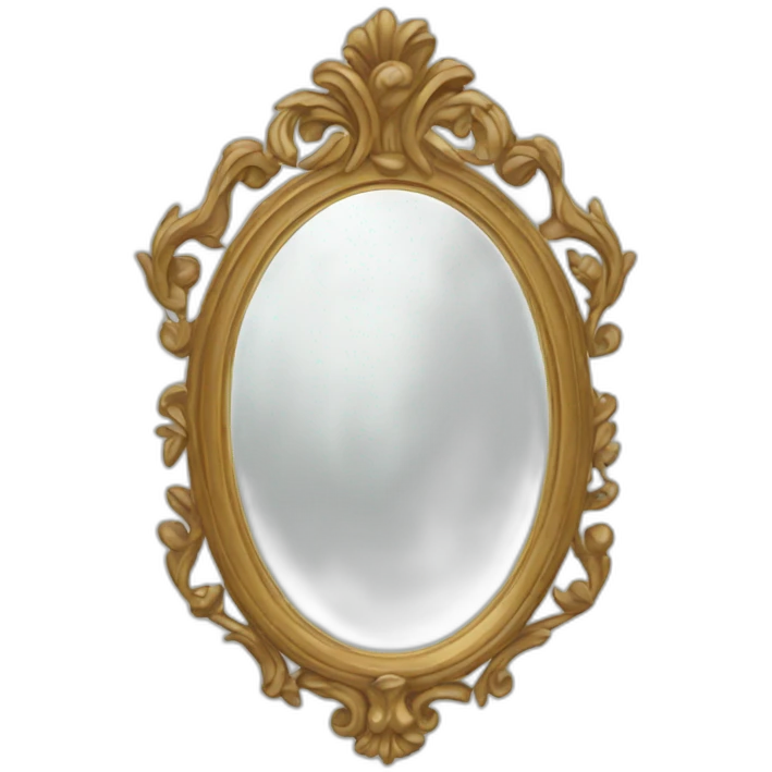 elegant mirror emoji