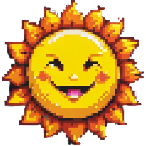smiling sun emoji