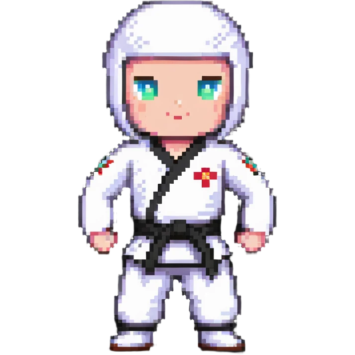 White martial arts uniform emoji
