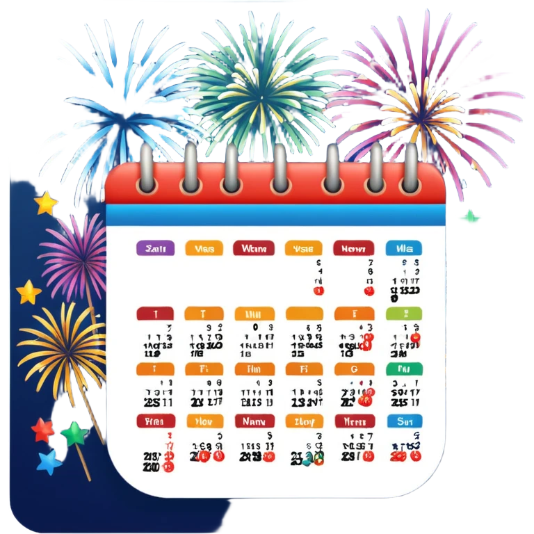 new year calendar emoji
