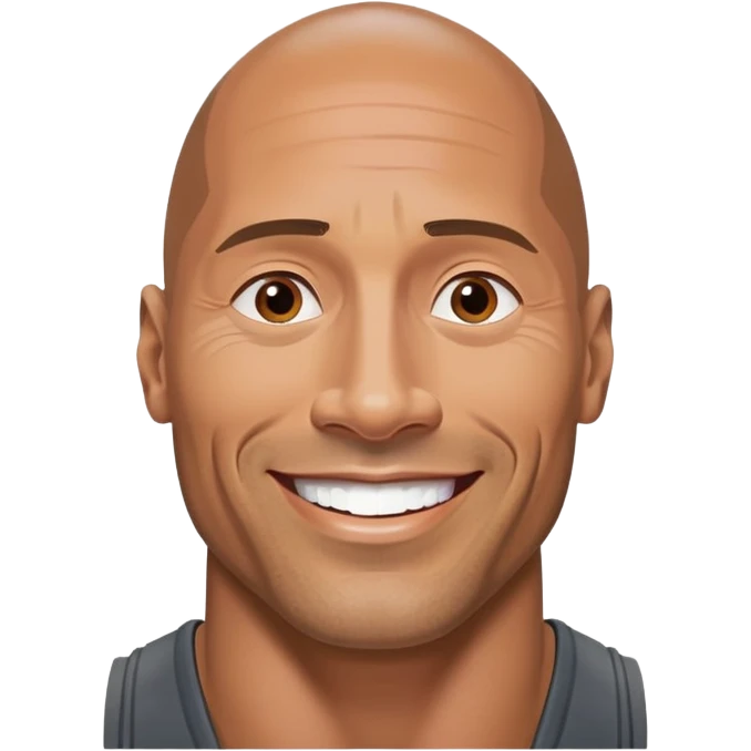 Dwayne Johnson emoji